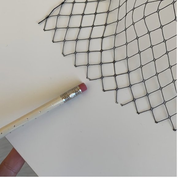 kate spade pink black Fit To Be Tied Wool Veil Hat nwot - Picture 9 of 16